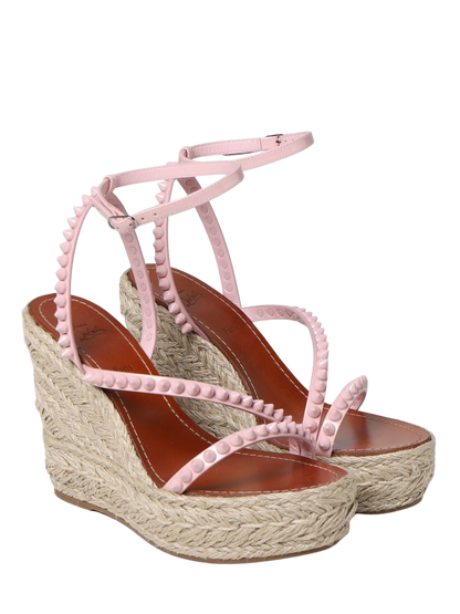 Mafaldina Pink Espadrille Wedges