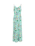 RABANNE 36 chain-detail floral maxi dress