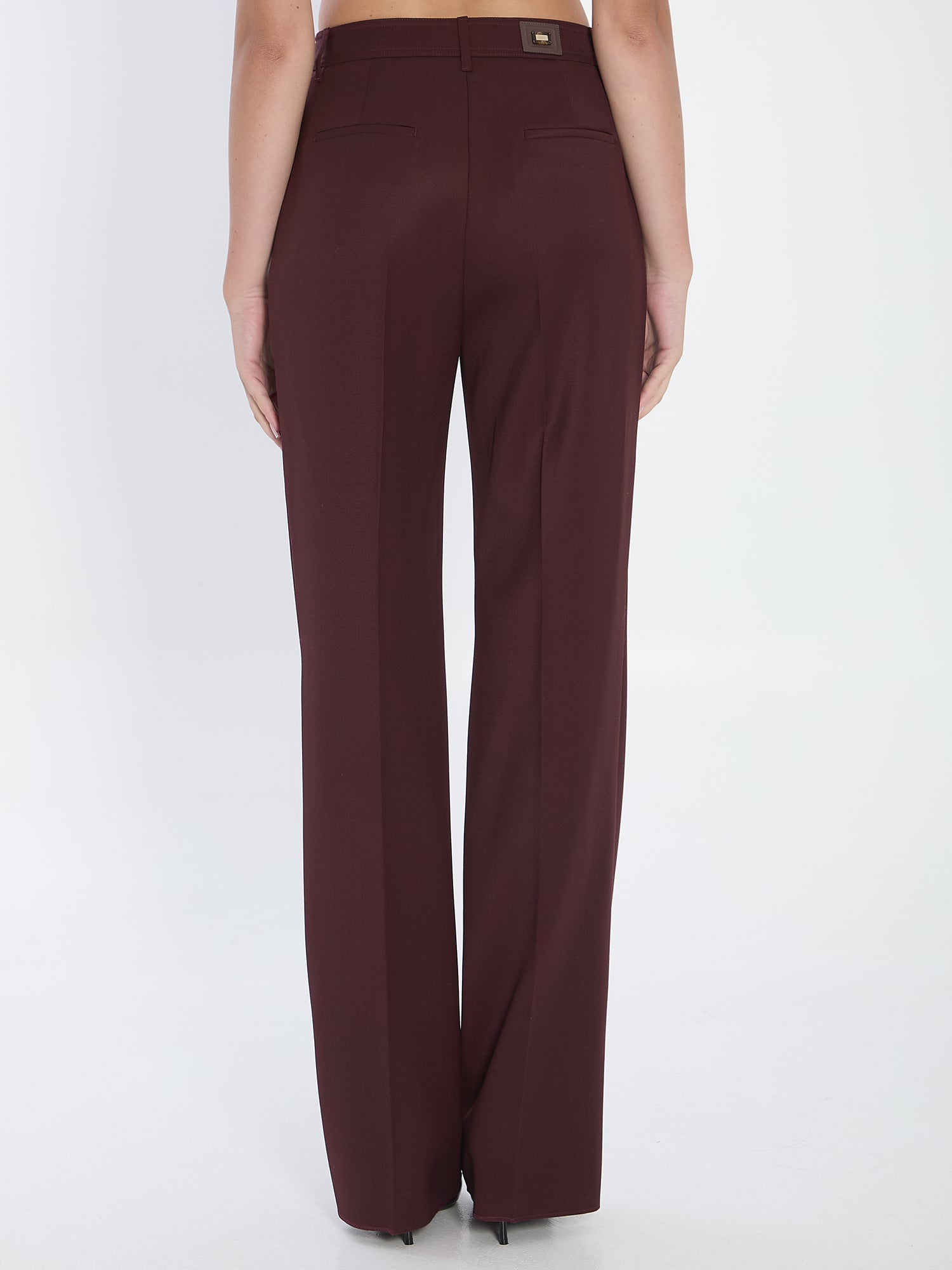 MAX MARA 42 cannes trousers in virgin wool