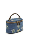 vlogo signature denim vanity hand bag
