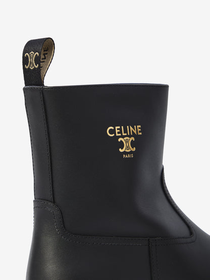 CELINE 36 margaret leather boots