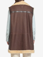 BOTTEGA VENETA 40 shearling long vest