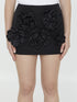DOLCE&GABBANA 42 ottoman miniskirt with flowers