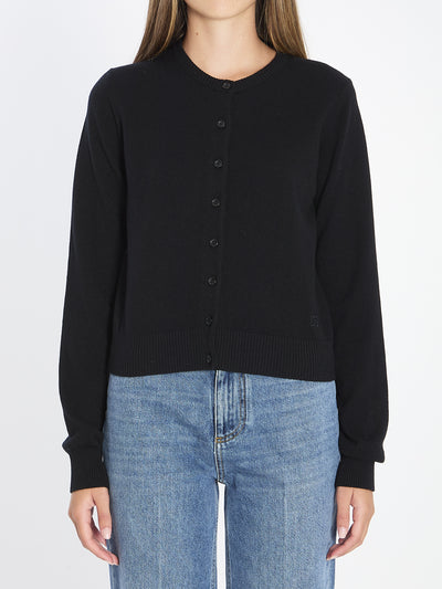 cashmere cardigan