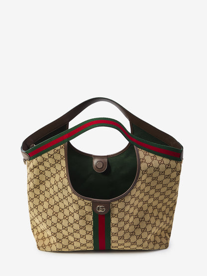 GUCCI OS giglio shopping bag