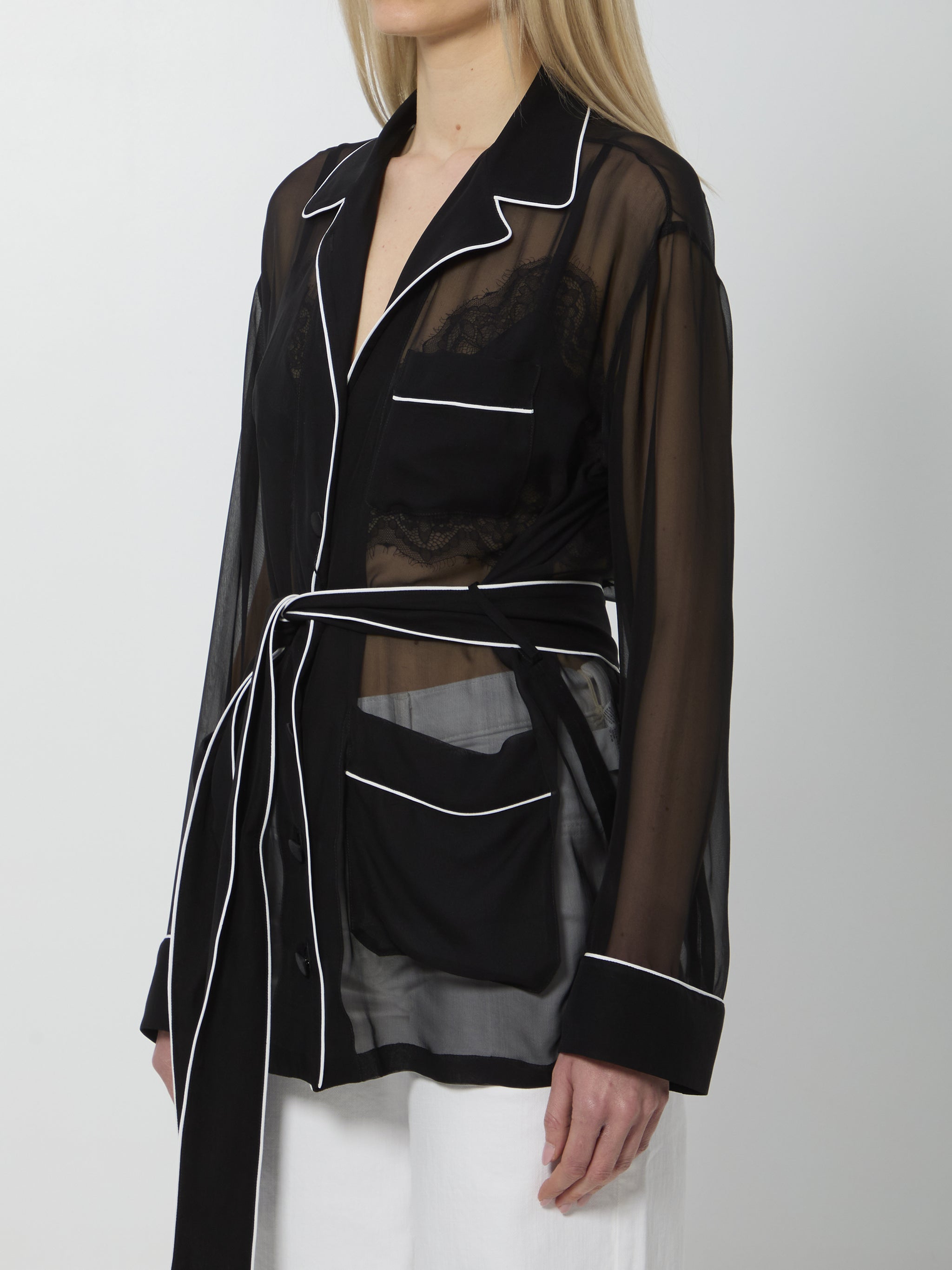 vanity chiffon shirt