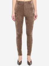 GUCCI 40 stretch velvet leggings