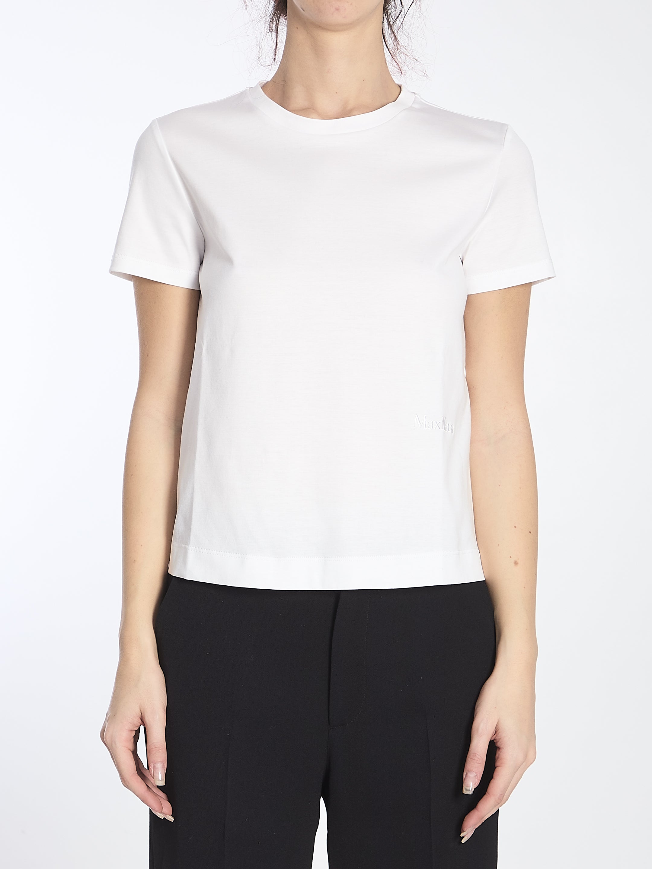 MAX MARA M embroidered logo t-shirt