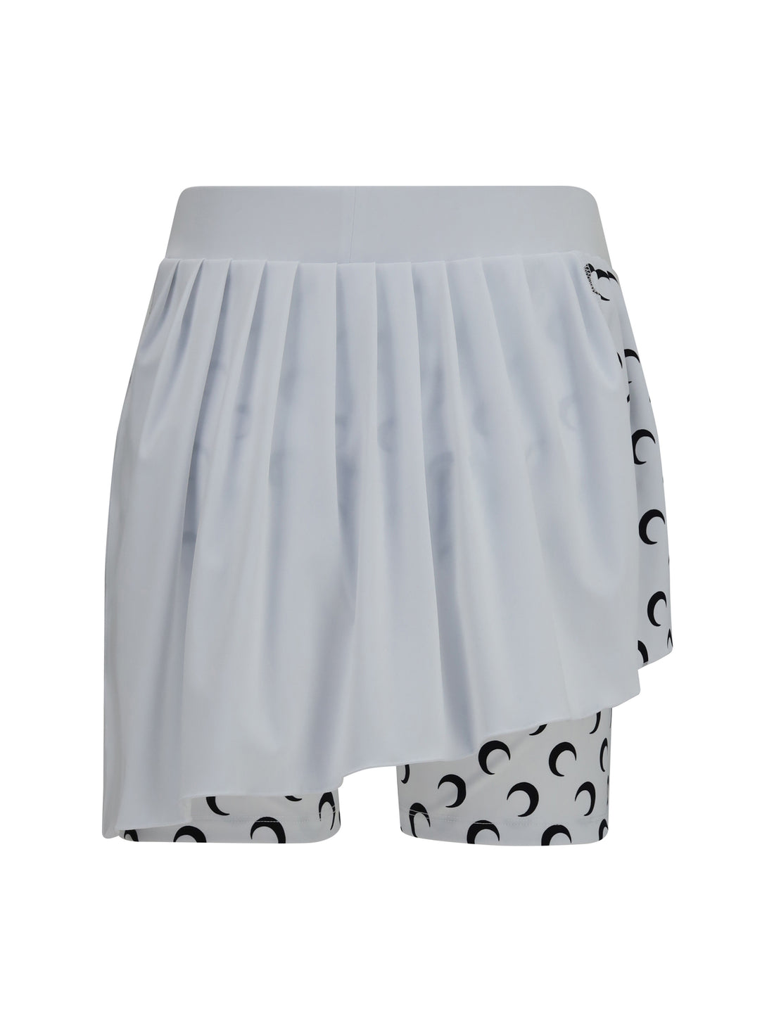 MARINE SERRE M sporty mini skirt with built-in shorts