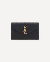 Saint Laurent Logoed Shoulder Bag Black