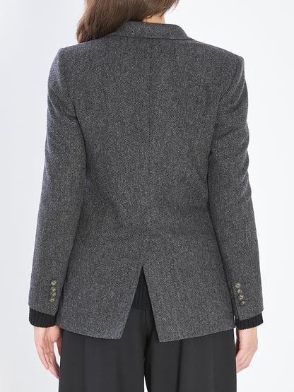 TAGLIATORE 38 jasmine jacket in wool and cashmere