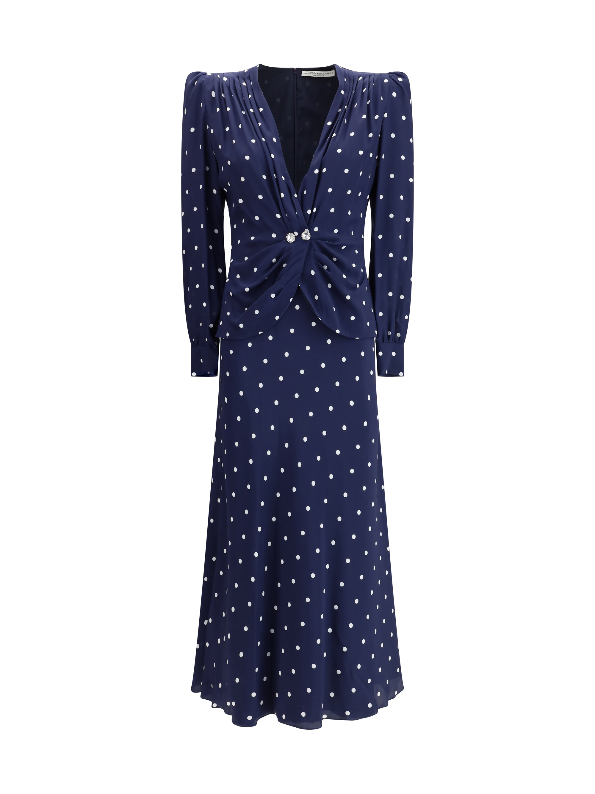 ALESSANDRA RICH 44 polka dot dress