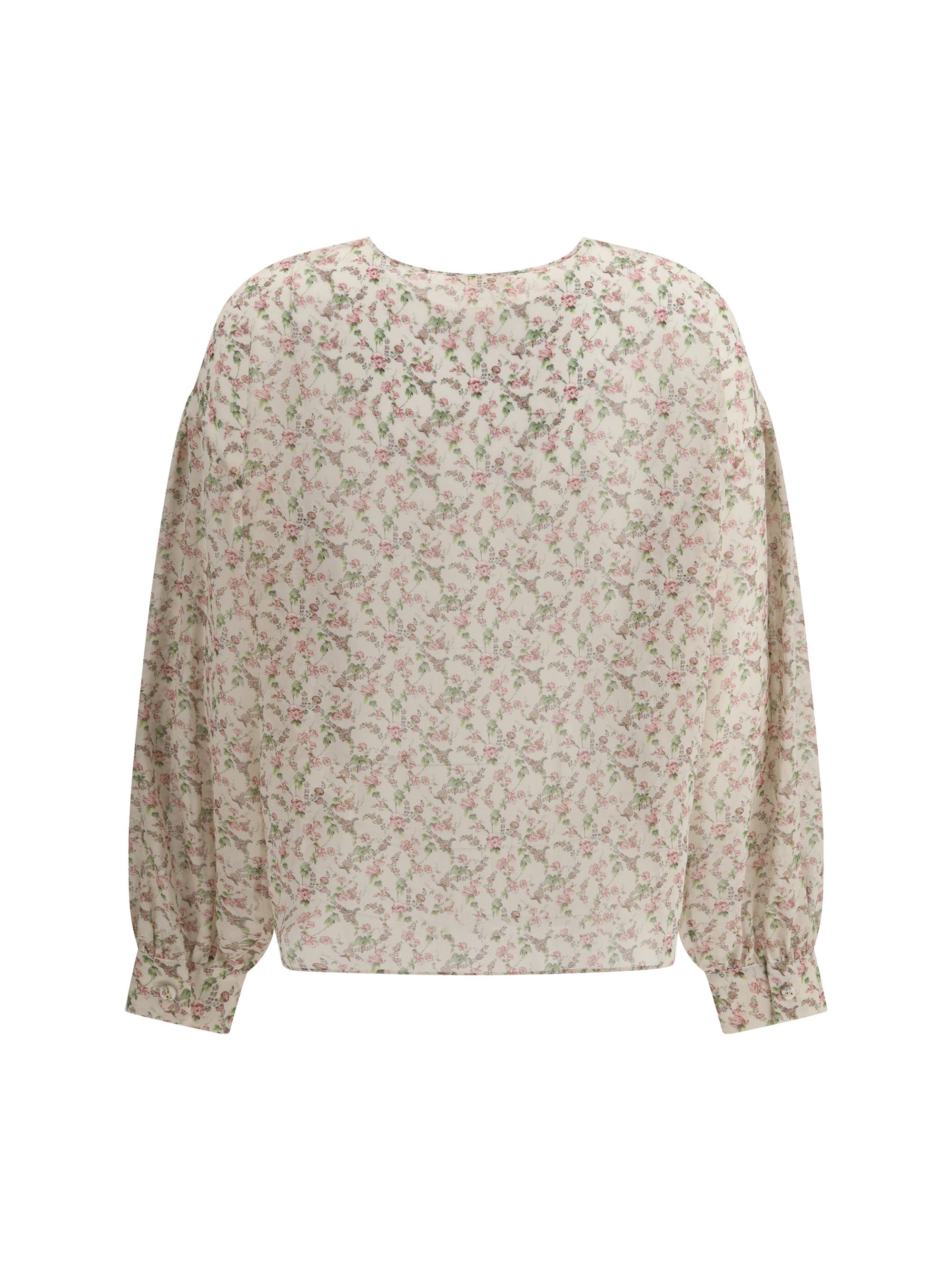 KRISTINA TI 42 floral print silk blouse