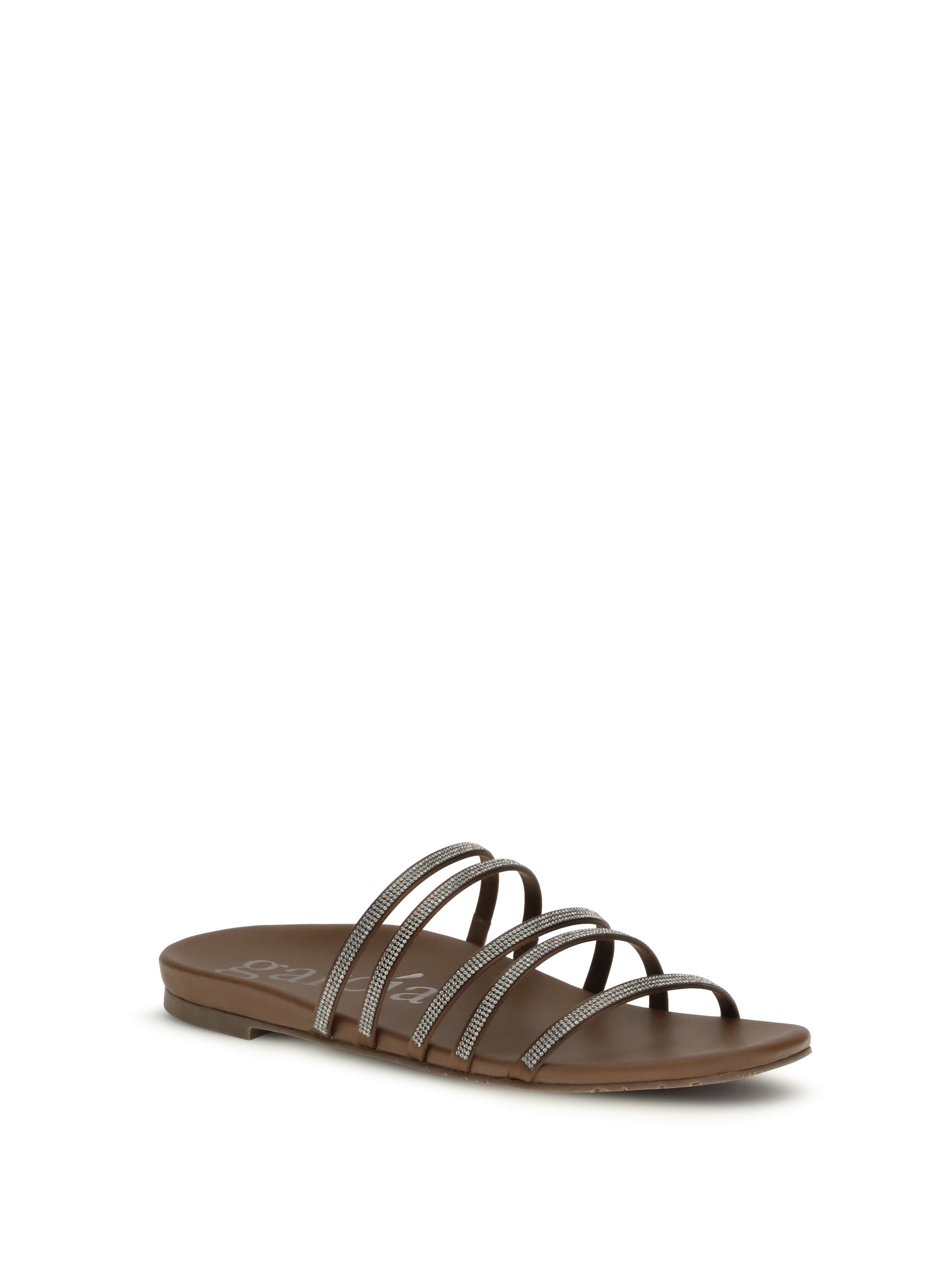 PEDRO GARCIA 36 flat slip-on leather beatrix sandal