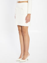 SELF PORTRAIT M knit mini skirt