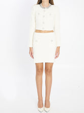 SELF PORTRAIT M knit mini skirt