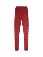 MARINE SERRE M recycled mesh flocked tights 