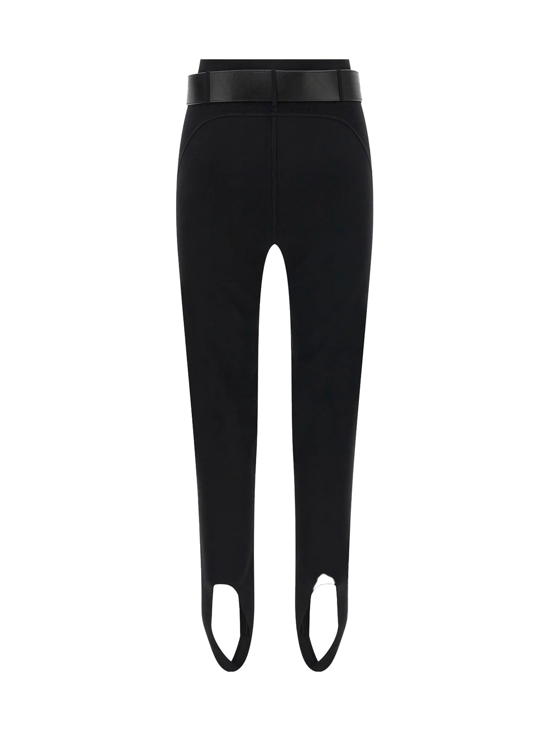 SELF-PORTRAIT M stretch jersey leggings with belt