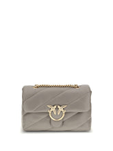 PINKO OS love classic leather shoulder bag