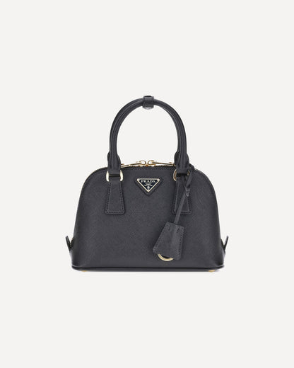Prada Logoed Handbag Black