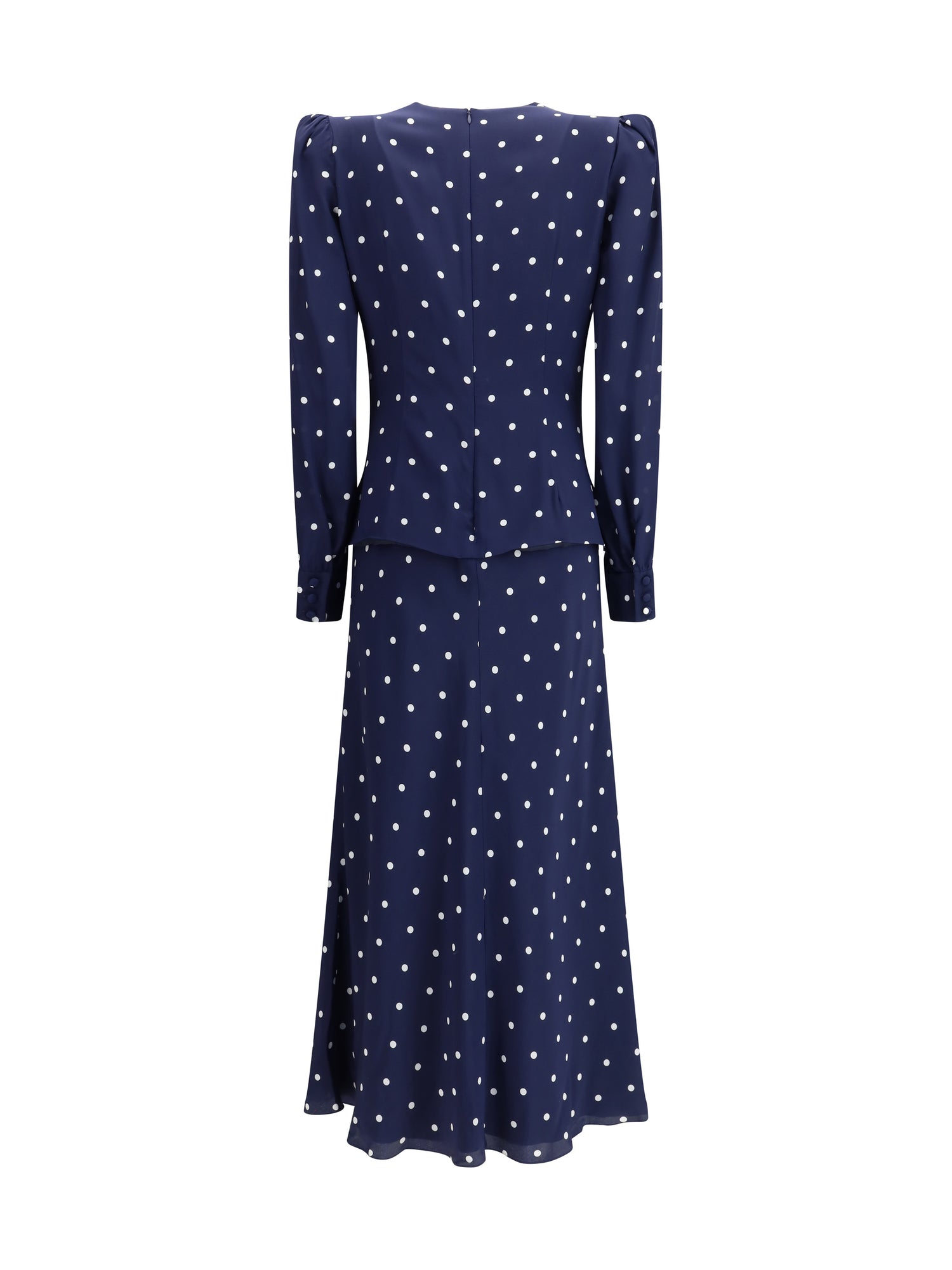 ALESSANDRA RICH 44 polka dot dress