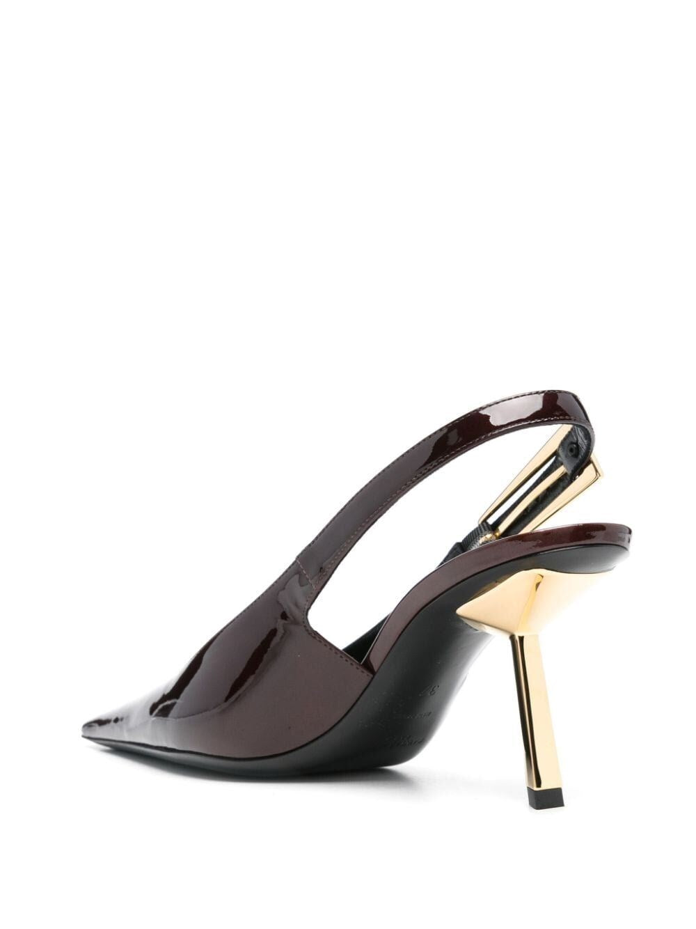 lee slingback pumps in patent leather