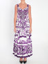 DOLCE&GABBANA 40 long dress with maiolica print