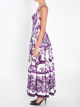 DOLCE&GABBANA 40 long dress with maiolica print