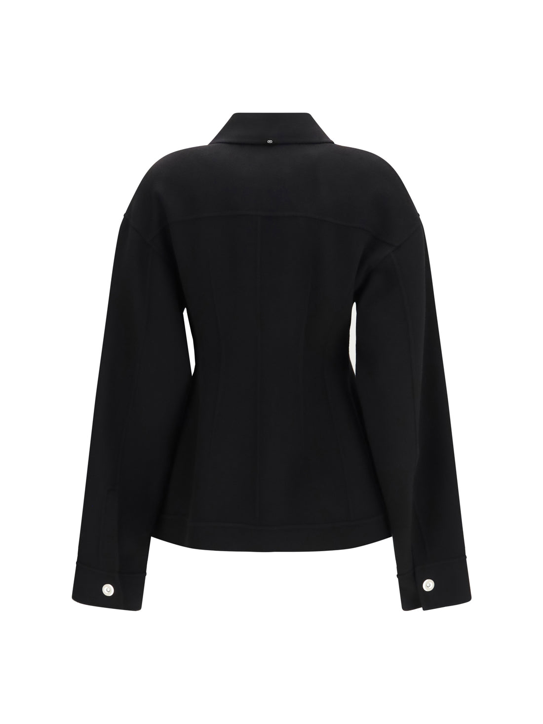 MAX MARA SPORTMAX 40 arena short virgin wool coat
