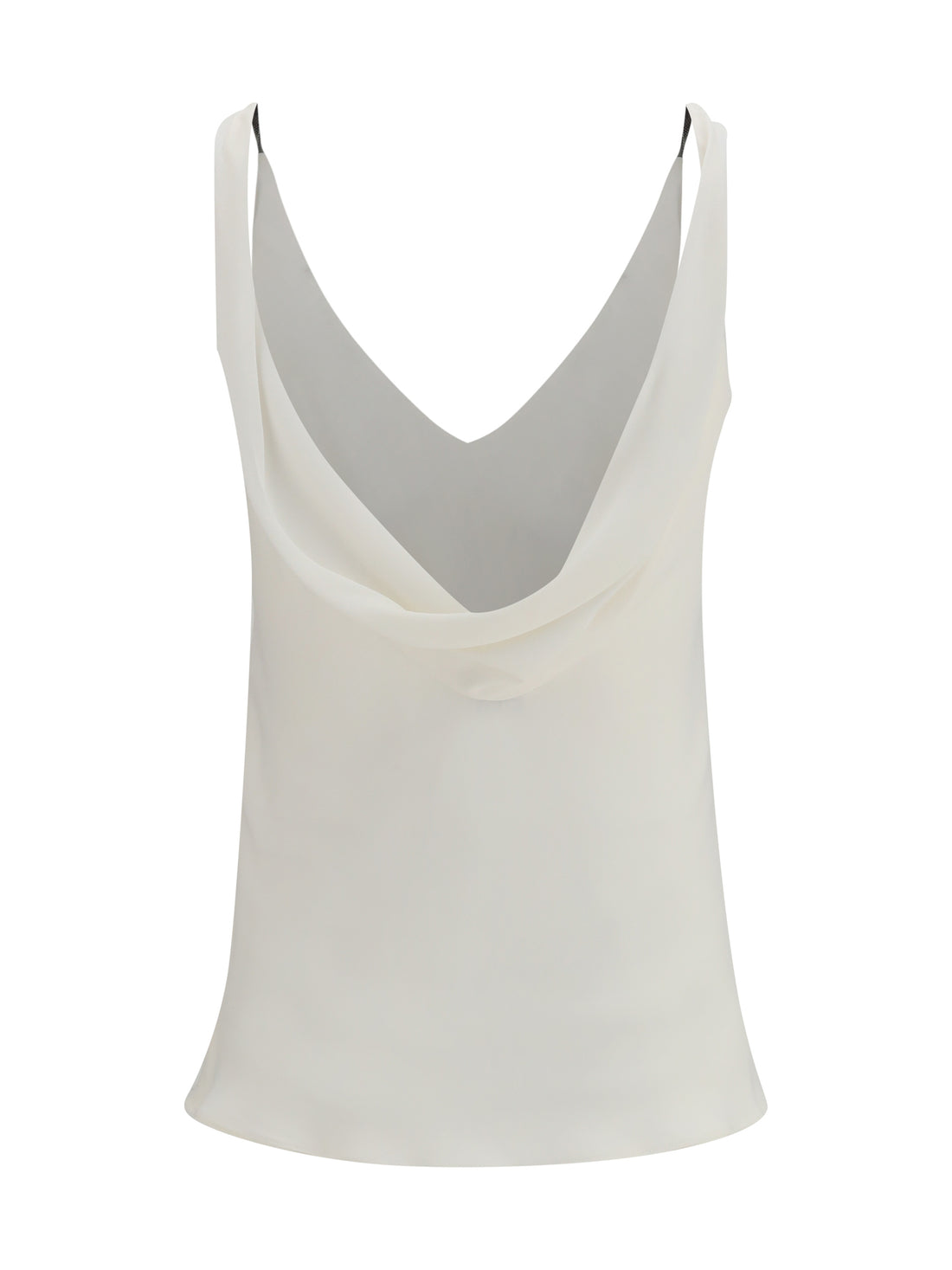 BRUNELLO CUCINELLI S silk crêpe sablé top