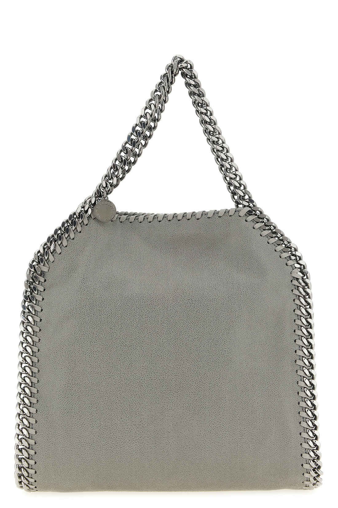 STELLA MCCARTNEY OS falabella iconic shaggy deer leather mini fold over handbag