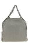 falabella iconic shaggy deer leather mini fold over handbag