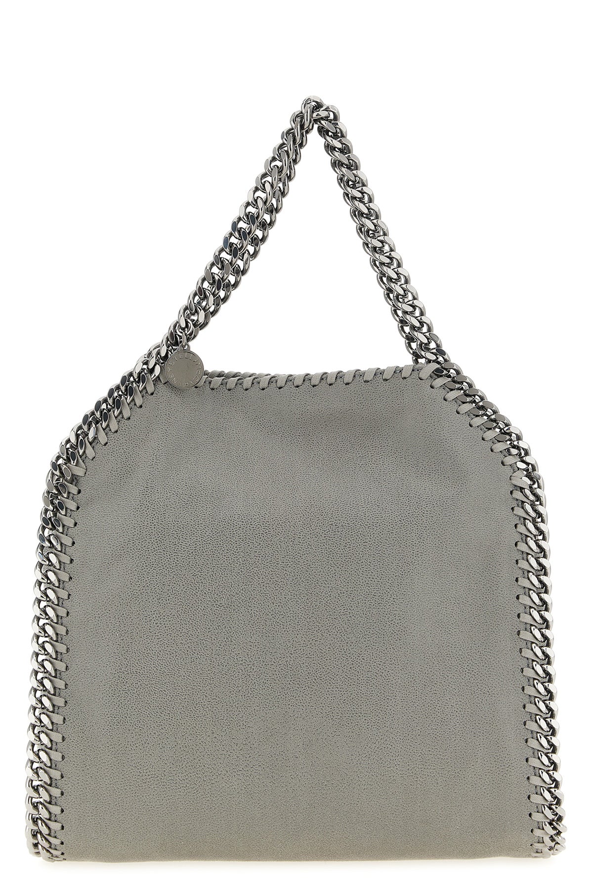 falabella iconic shaggy deer leather mini fold over handbag