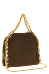 falabella mini crossbody bag in suede effect fabric