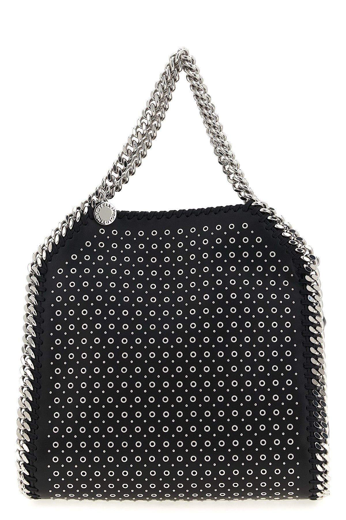 mini falabella handbag in leather-effect fabric