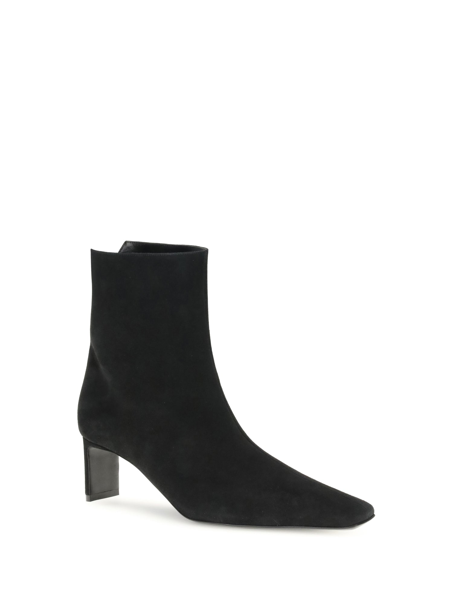 KHAITE 36 suede ankle boots