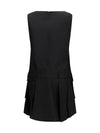 duchesse nylon belted mini dress