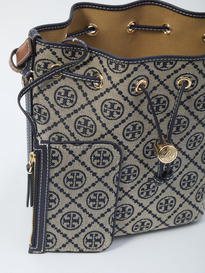 TORY BURCH OS t monogram bucket bag