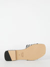 zebra-print flat sandals
