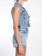 ALEXANDER WANG S cropped vest with bows and crystals
