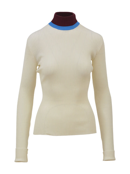 CALVIN KLEIN 205W39NYC M white turtleneck 