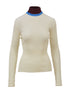 CALVIN KLEIN 205W39NYC M white turtleneck 