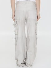 SALVATORE SANTORO 38 leather cargo pants