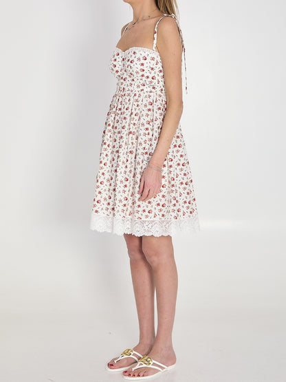 DOLCE&amp;GABBANA 40 short poplin dress 