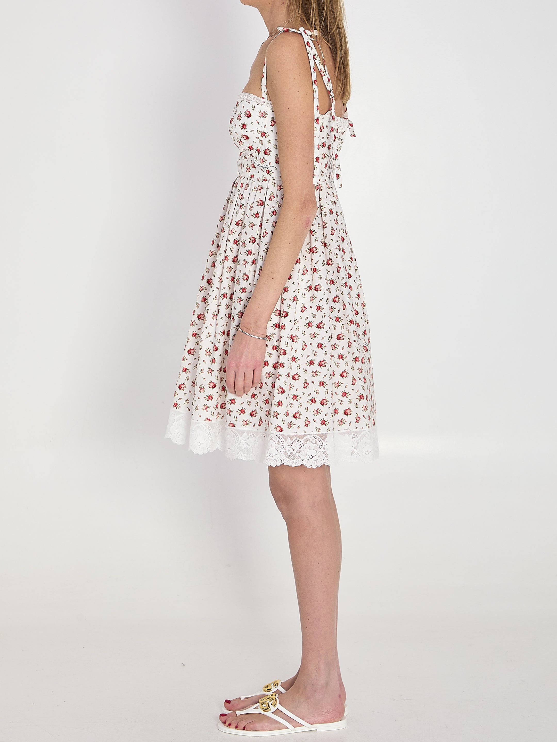 DOLCE&amp;GABBANA 40 short poplin dress 