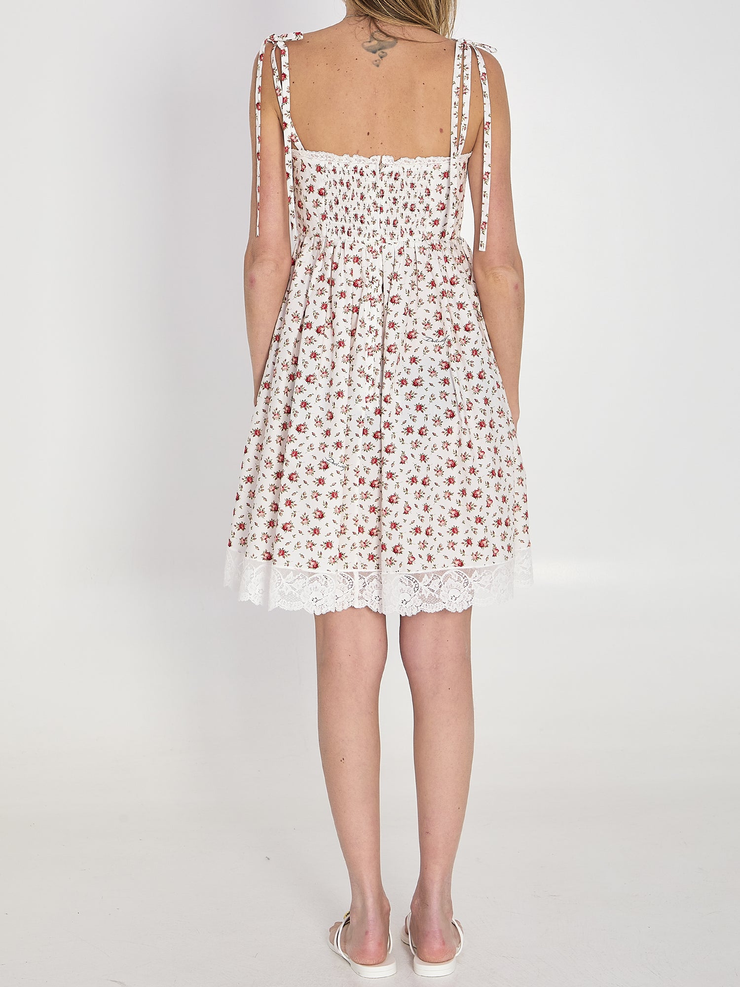 DOLCE&amp;GABBANA 40 short poplin dress 