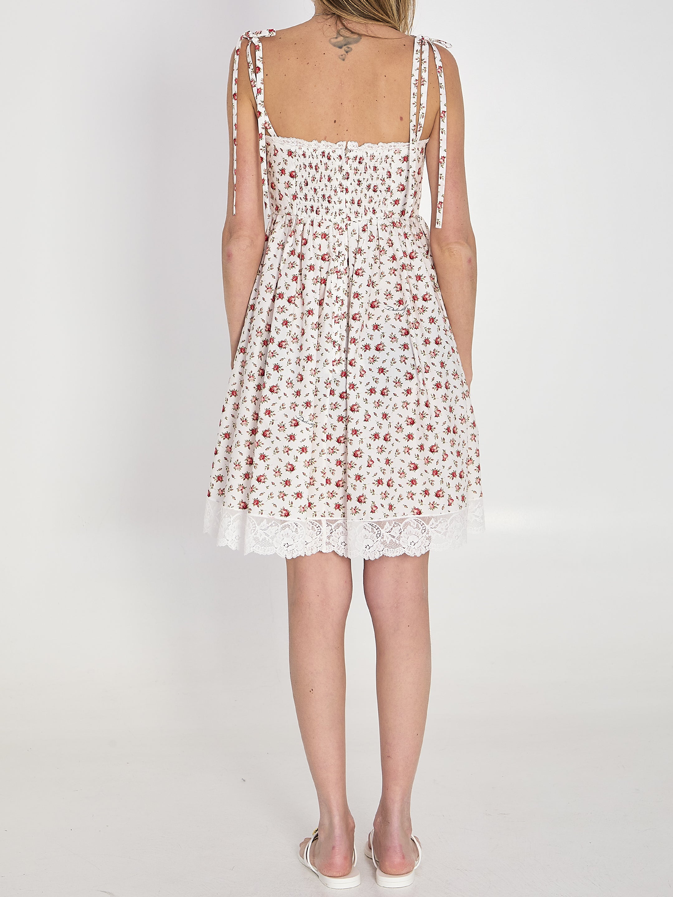 DOLCE&amp;GABBANA 40 short poplin dress 