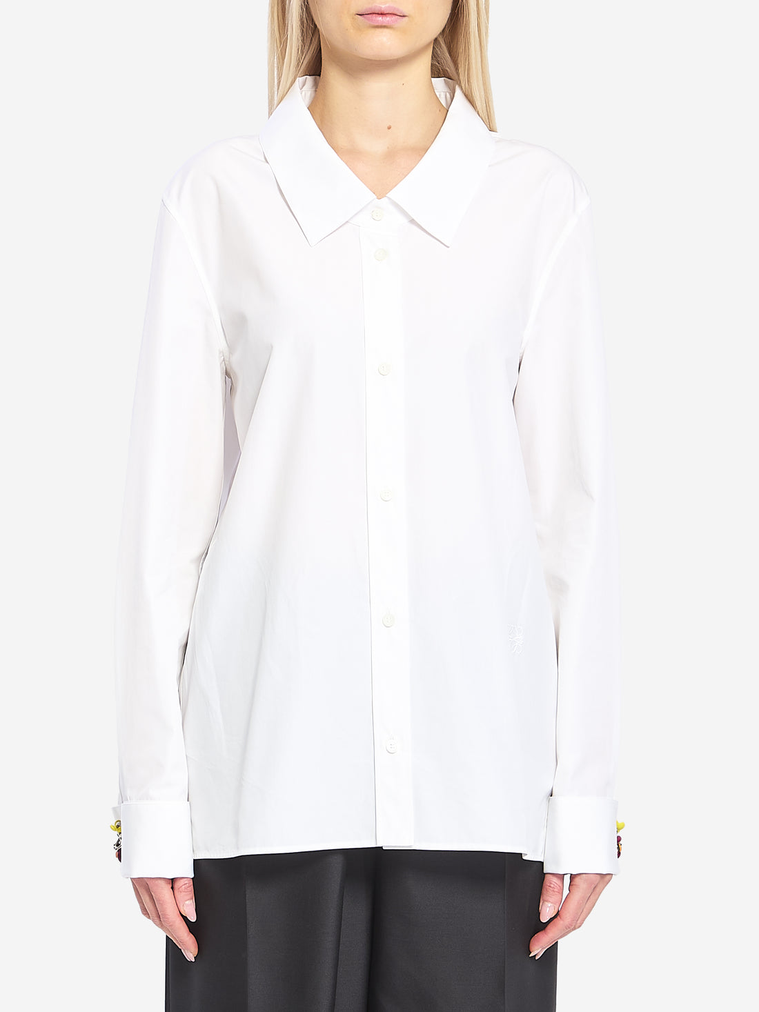 LOEWE 40 embellished cotton shirt