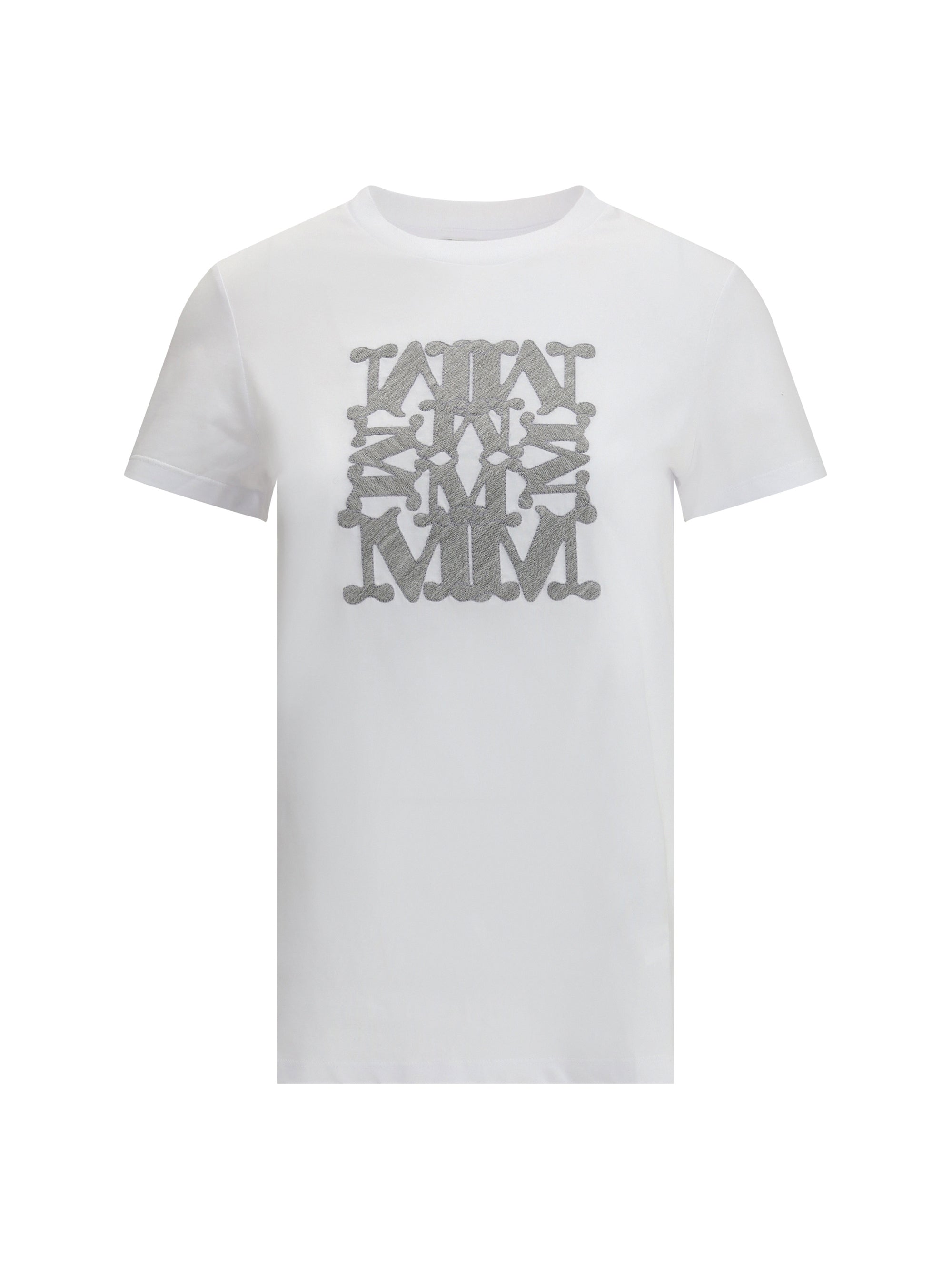 MAX MARA L embroidered monogram t-shirt