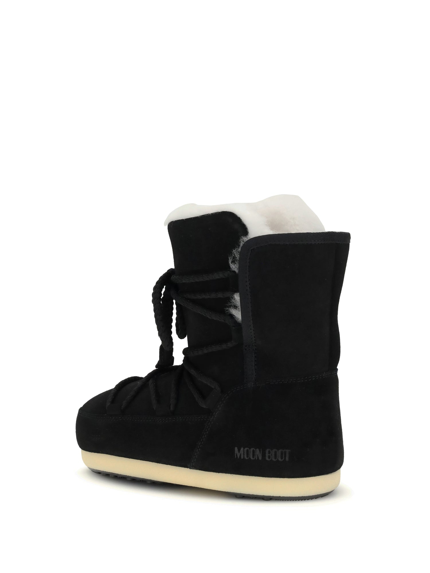 MOON BOOT 37-38 suede and shearling ankle boots